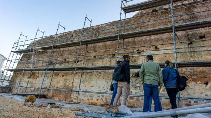 Otra ayuda europea recupera la antigua muralla del Rafalí de la Font