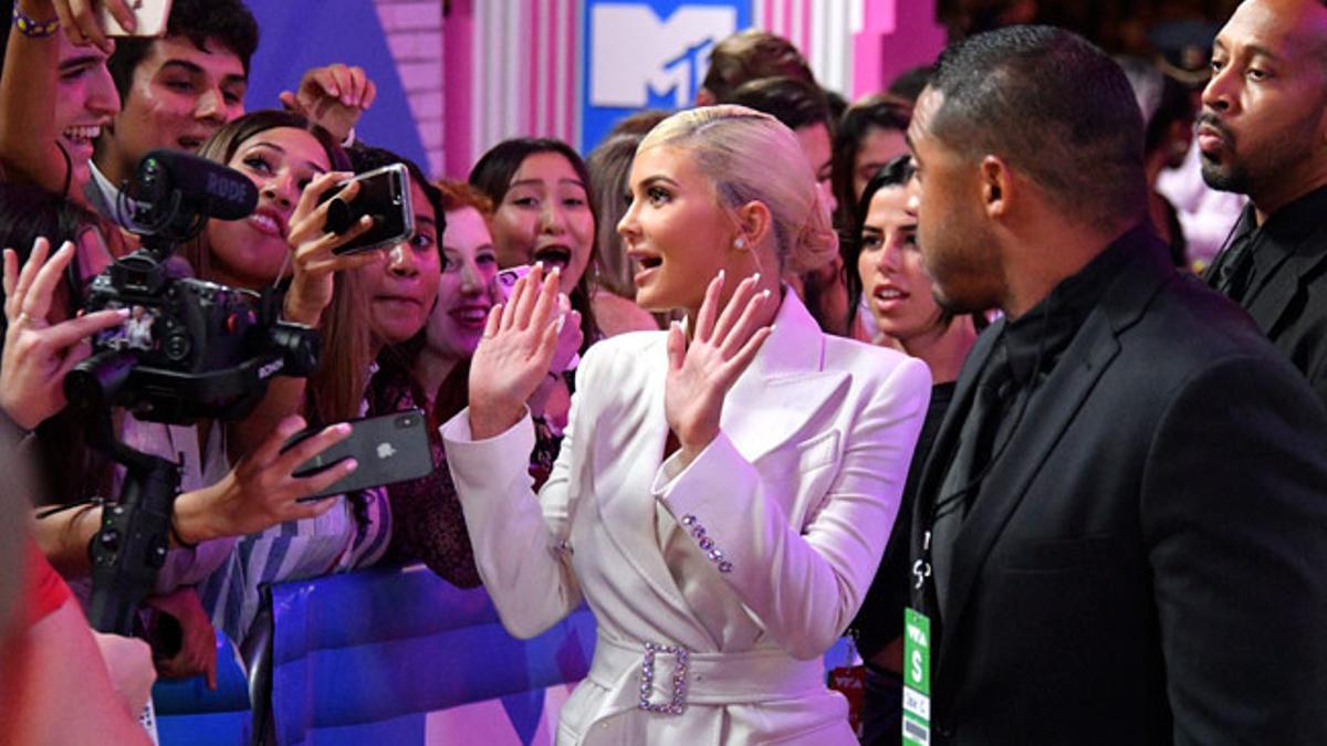 Kylie Jenner, Blake Lively y Maluma, de blanco en los MTV Video Music Awards 2018