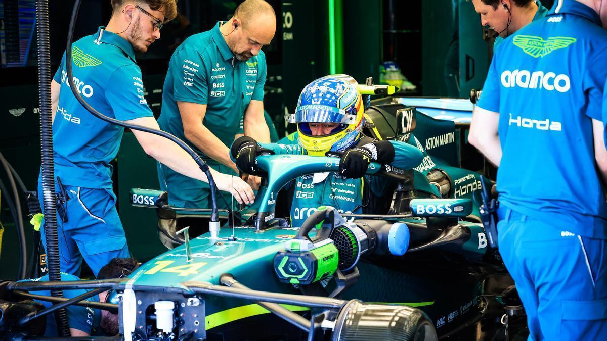 Así trabajan en equipo Aston Martin y Honda antes de la carrera
