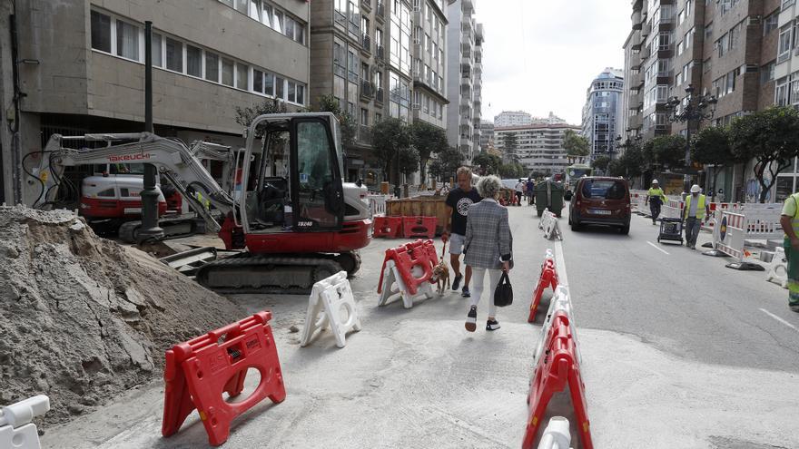 El centro de Vigo se prepara para un nuevo corte de tráfico