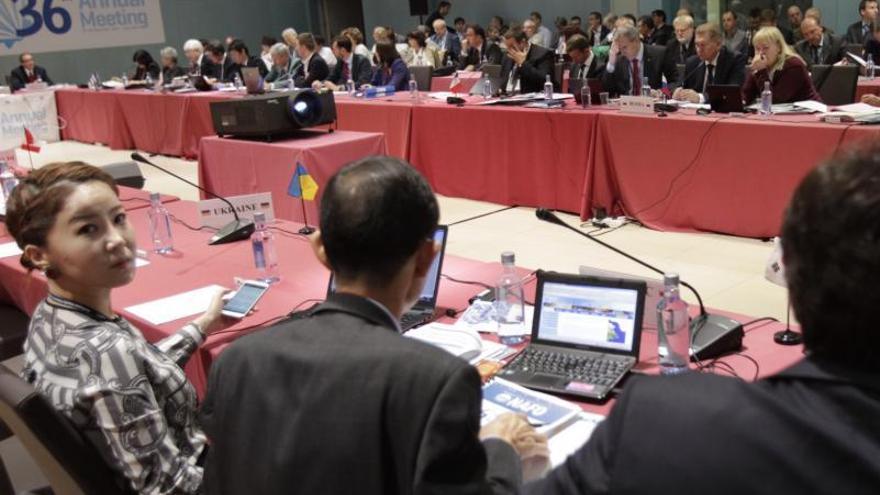 Imagen de la última reunión anual de NAFO celebrada en Vigo, en 2014.