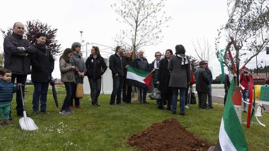 Castrillón se une simbólicamente a Palestina