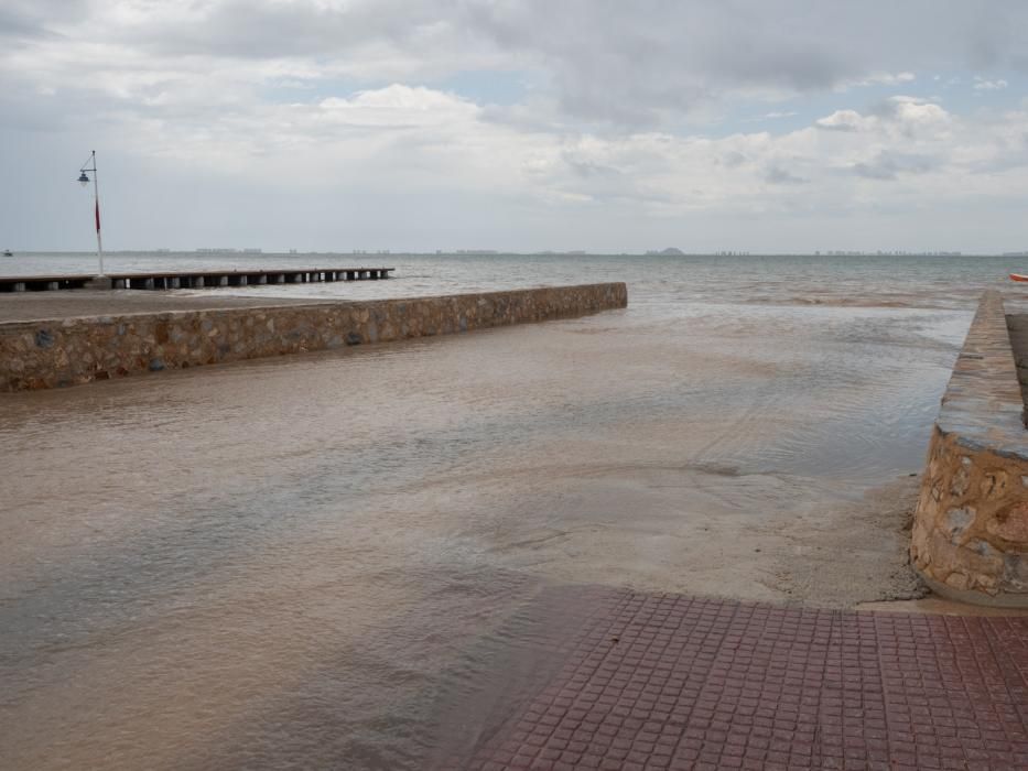 Los efectos de las lluvias en Los Alcázares