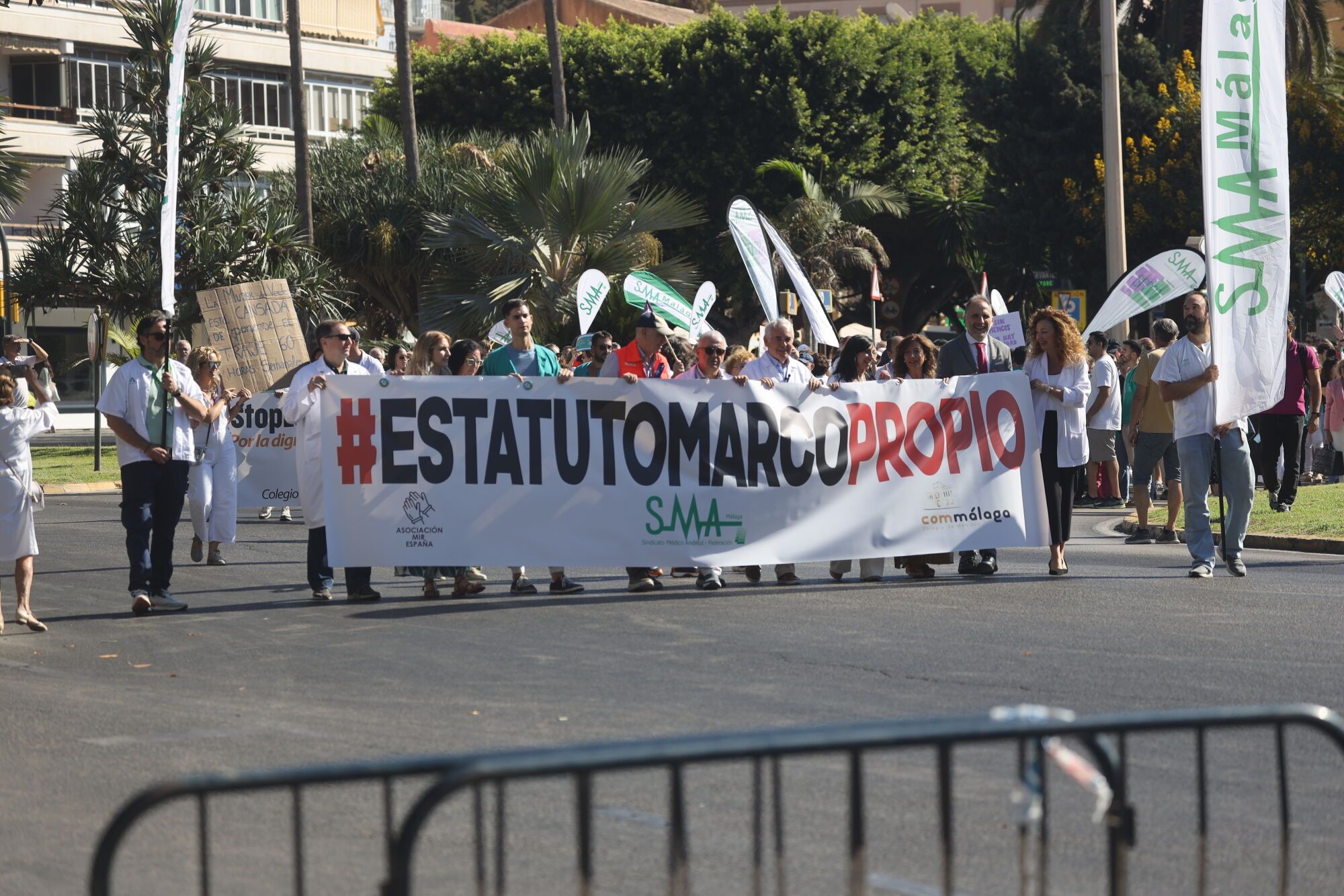 MLG 03-10-2025 Manifestación de la sanidad pública en Málaga.