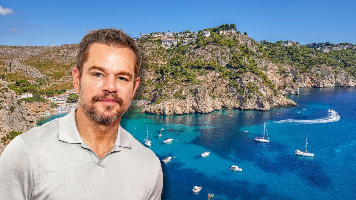Matt Damon en Jávea, lugar donde veranea