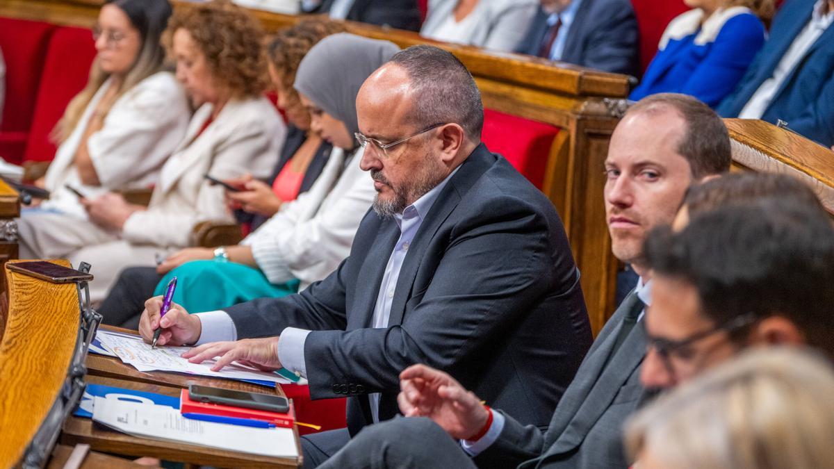 El grupo parlamentario del PP.