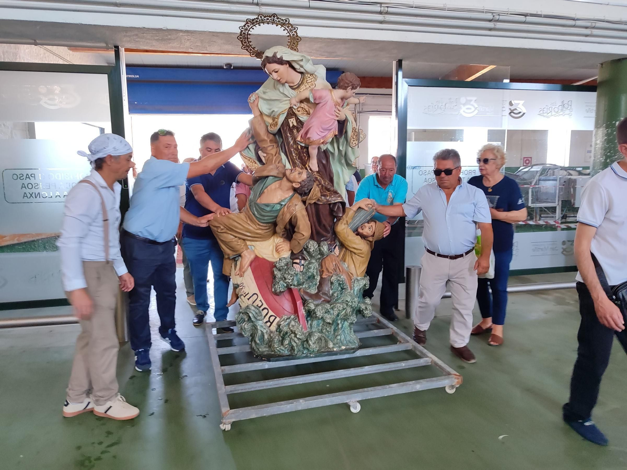 Devoción en Bueu por la Reina de los Mares