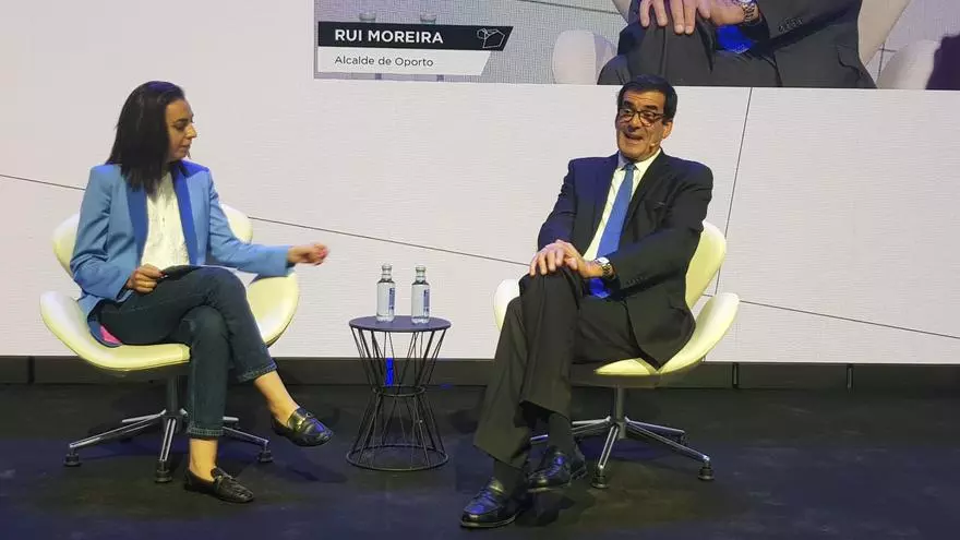 Rui Moreira: "La conexión de alta velocidad con Galicia es fundamental para Oporto"