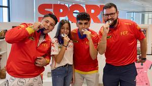 Los subcampeones europeos de petanca visitan SPORT