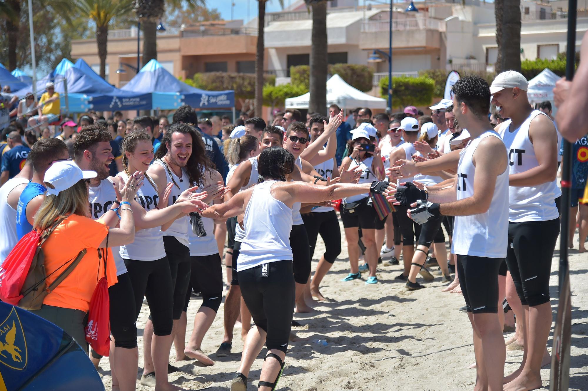 Así ha sido el campeonato de piragüismo Interuniversidad Playa Barnuevo en San Pedro