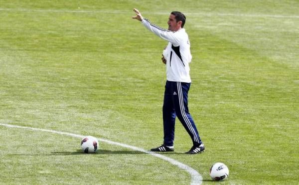 Imágenes del entrenamiento del Real Zaragoza