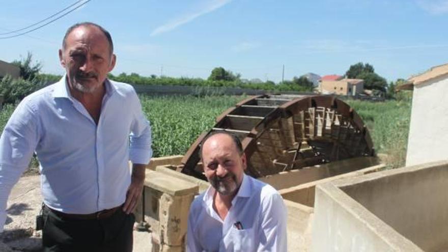 El Juzgado de Aguas cede las Norias gemelas al Ayuntamiento para su recuperación