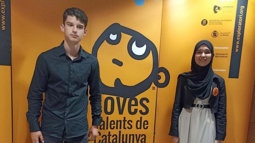 Dos alumnes del Lacetània participen al Fòrum de Joves Talents de Catalunya