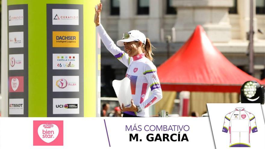 Mavi García es premiada con el trofeo a la más combativa en una Vuelta en la que reina Van Vleuten