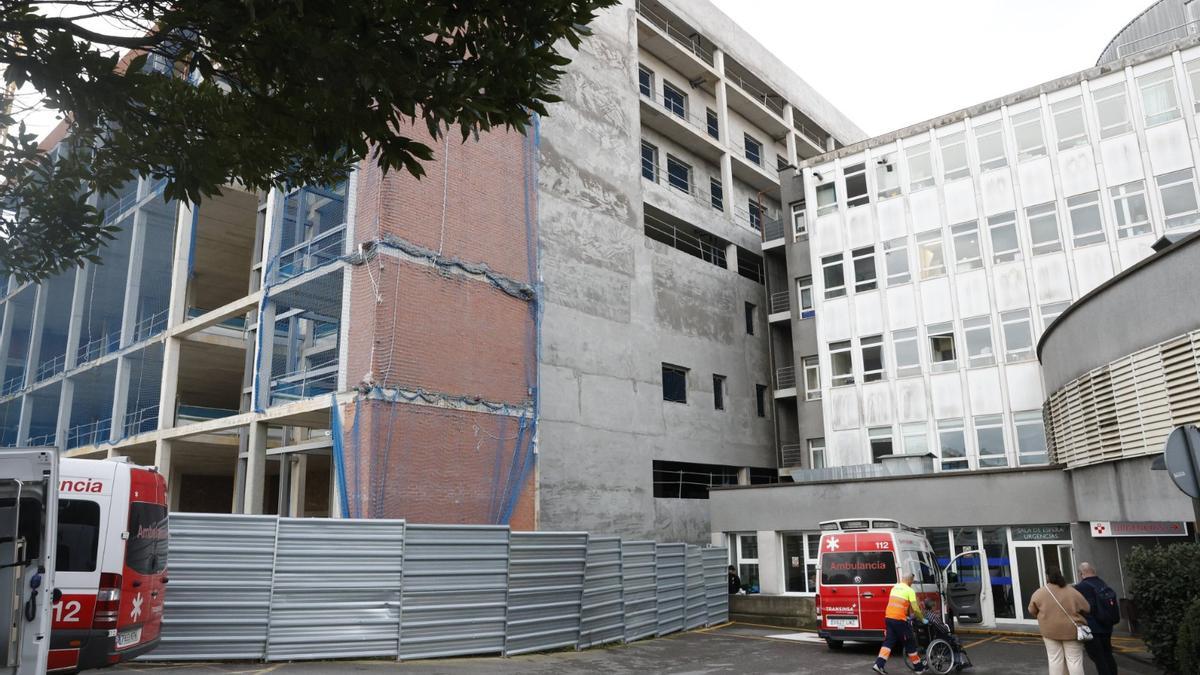 Vista del hospital de Cabueñes.