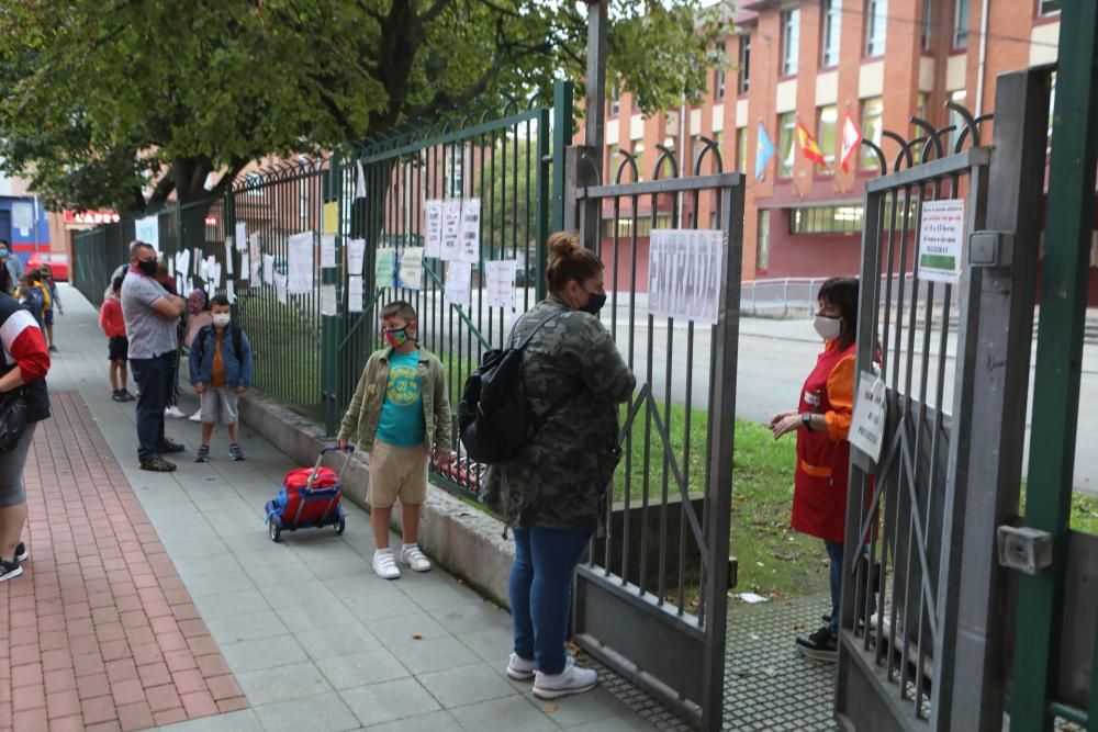 Gijón: vuelta a clase de mascarilla y sin lloros