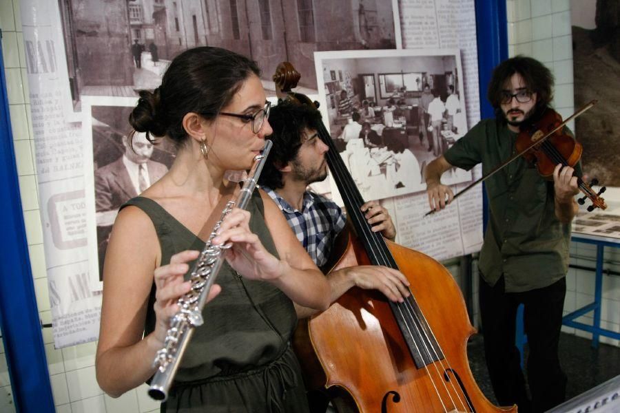 Concierto de Vandalia Trío en la exposición