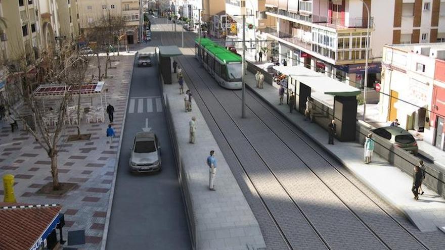 Recreación de cómo será el proyecto del metro en superficie por Eugenio Gross.