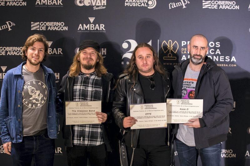 Presentación de los candidatos Premios Música Aragonesa