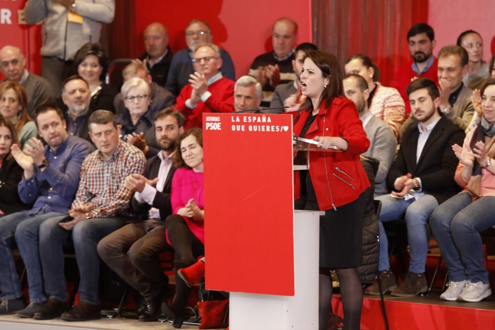 Mitín de Pedro Sánchez en Gijón