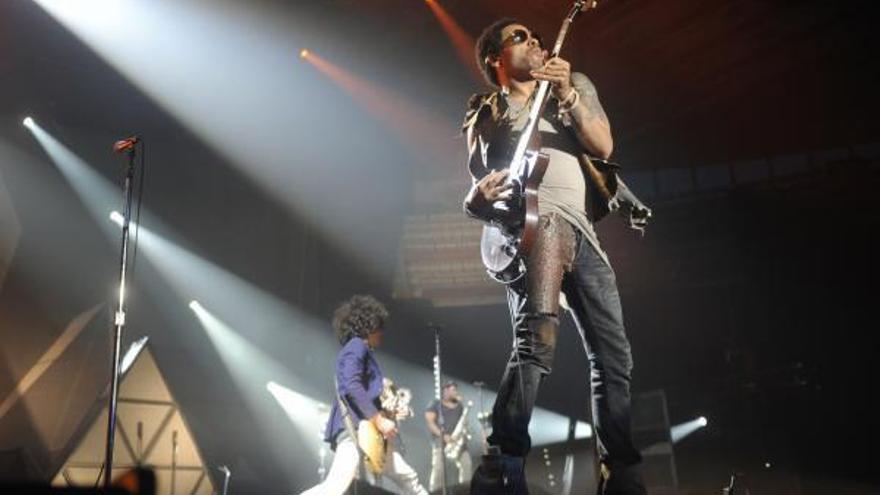 Lenny Kravitz, en el Coliseum de A Coruña en 2012.