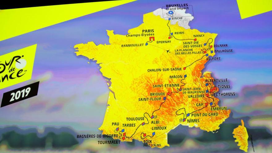 El Tour de França 2019 tindrà més muntanya que mai