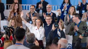 Núñez Feijóo, Gonzalo Capellán y Cuca Gamarra intervienen en el XVII Congreso del PP de La Rioja.