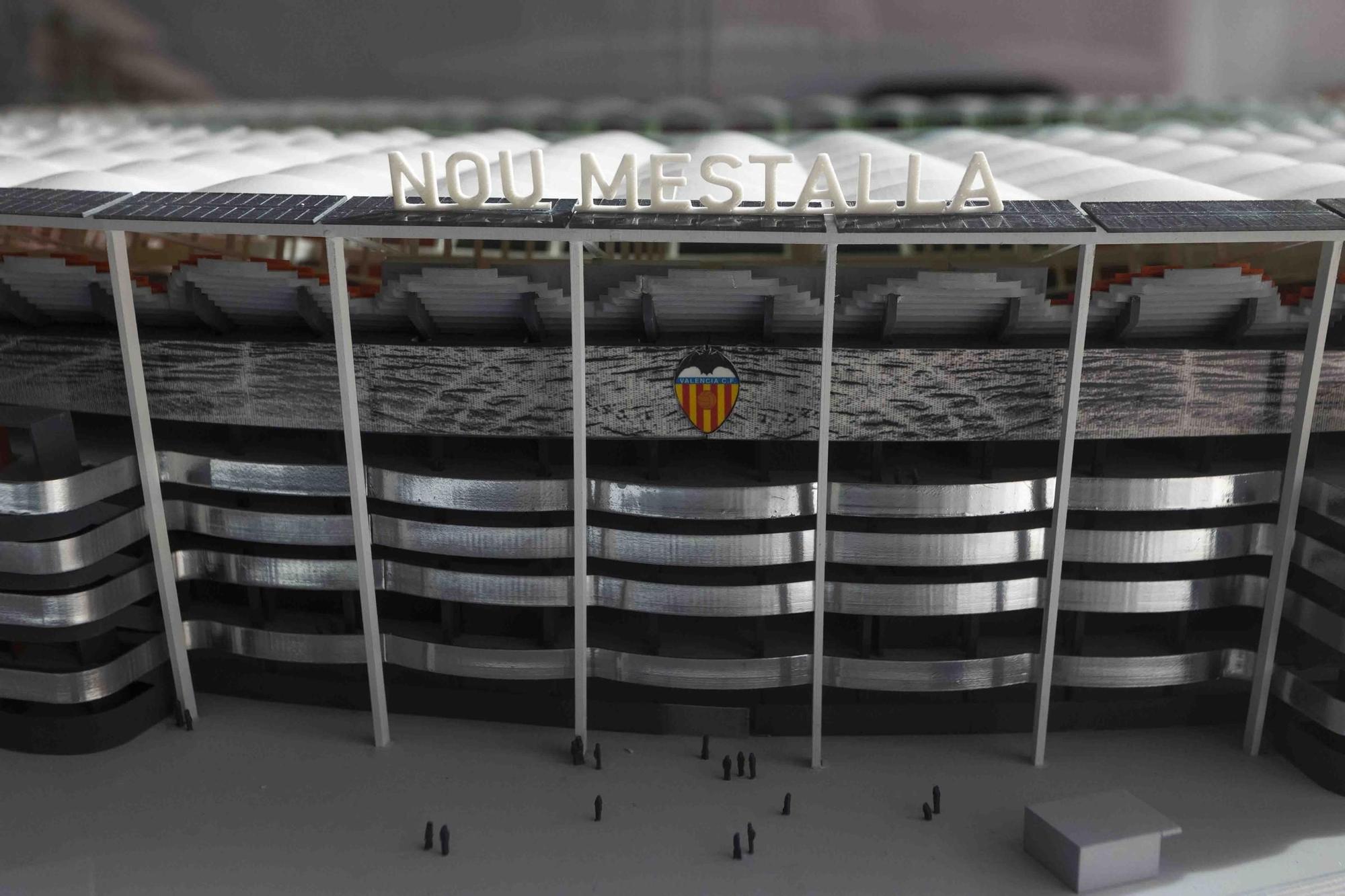 Maqueta del nuevo estadio de Mestalla