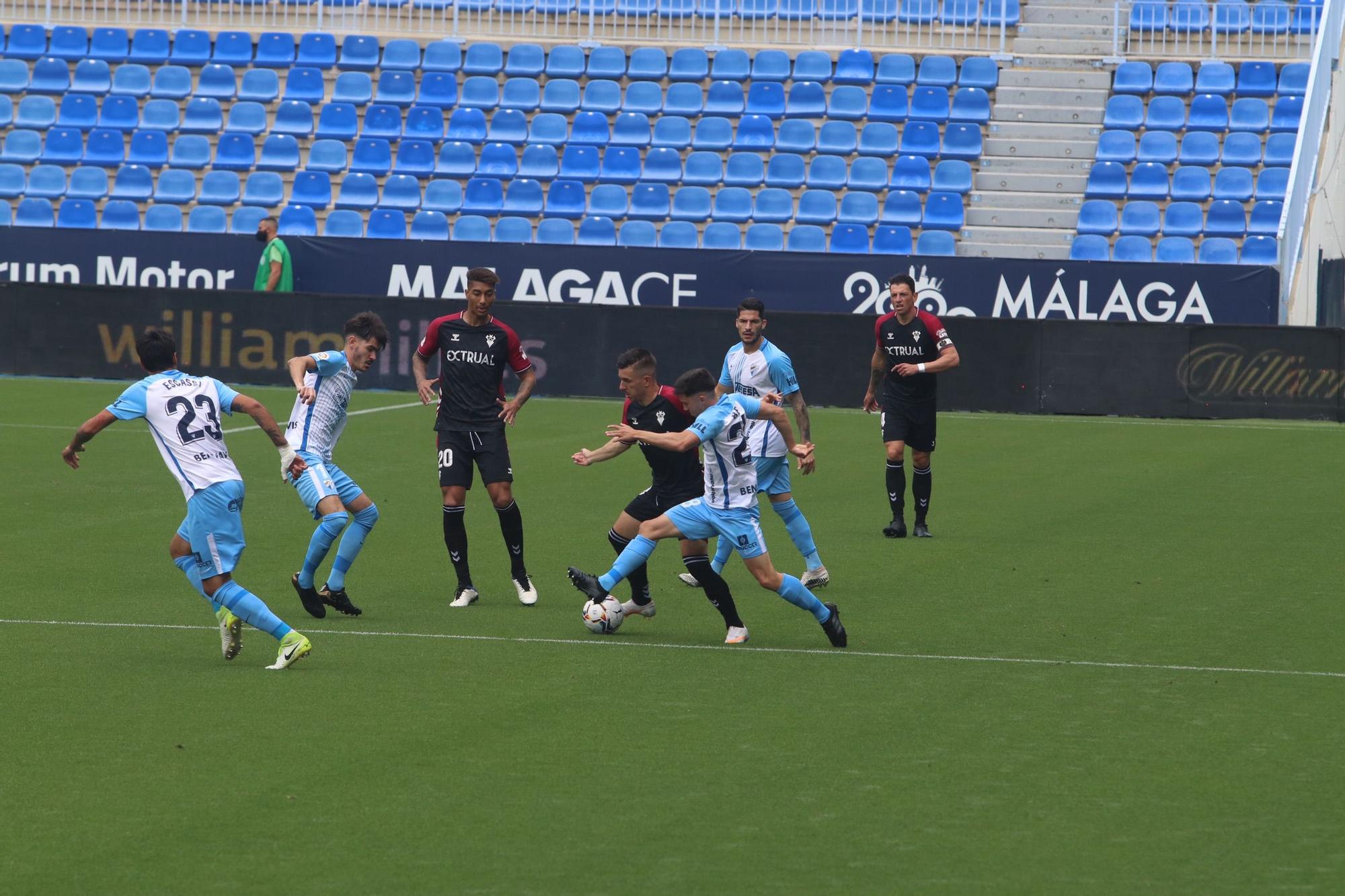 Las imágenes del Málaga CF - Albacete Balompié de LaLiga SmartBank