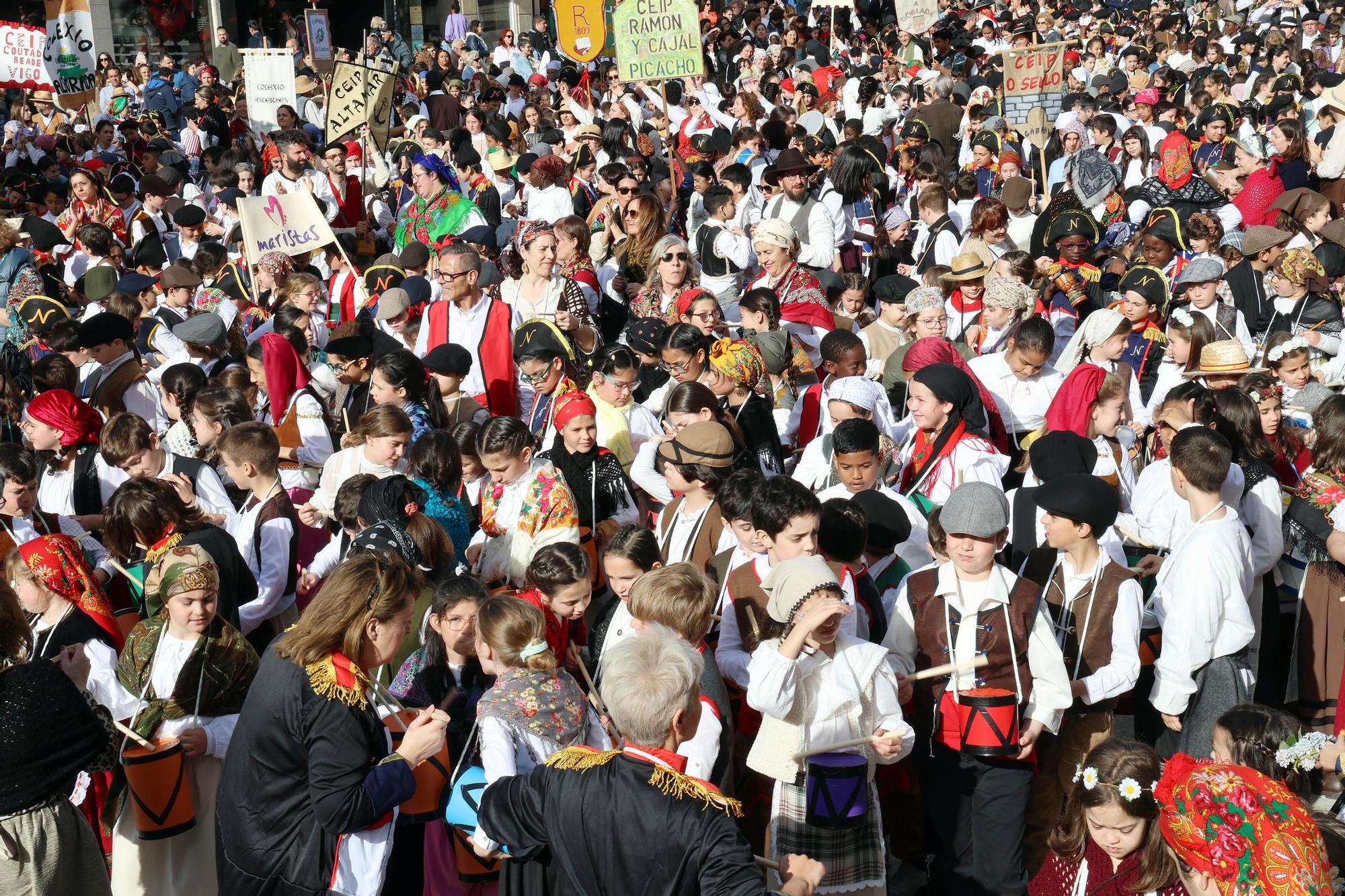 Los más pequeños protagonizan su 'Reconquistiña'