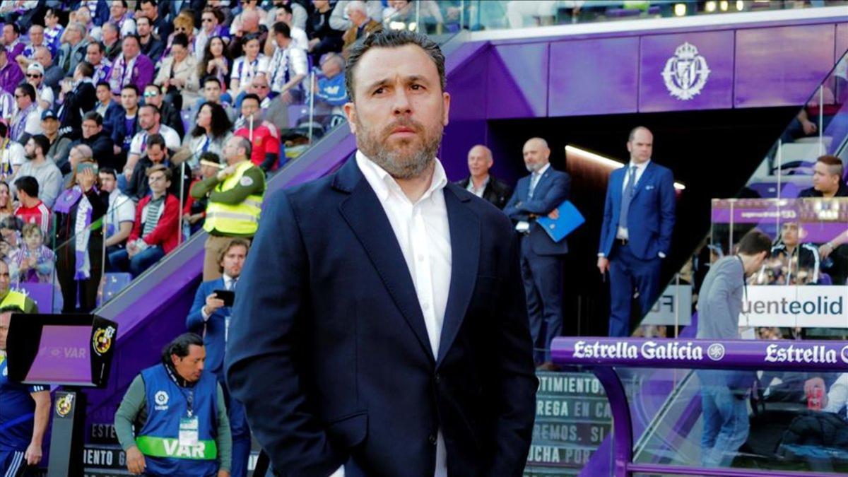 Sergio González antes del encuentro ante el Espanyol