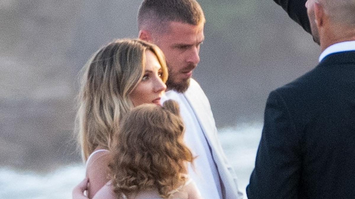 Edurne y De Gea en su preboda