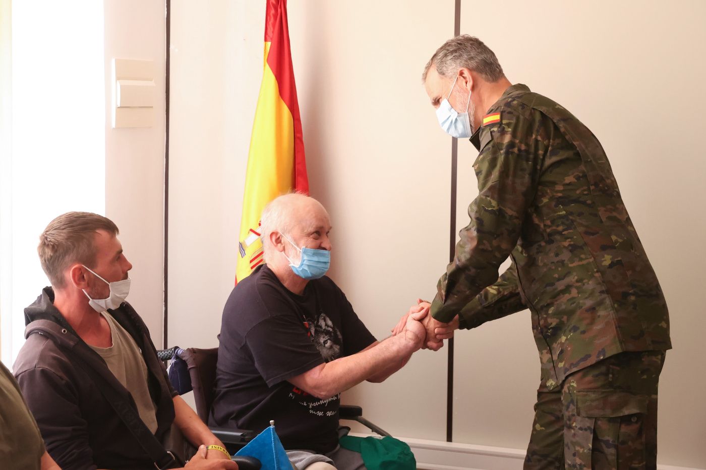 FOTOGALERÍA | Visita de Felipe VI a las maniobras militares de la OTAN en San Gregorio