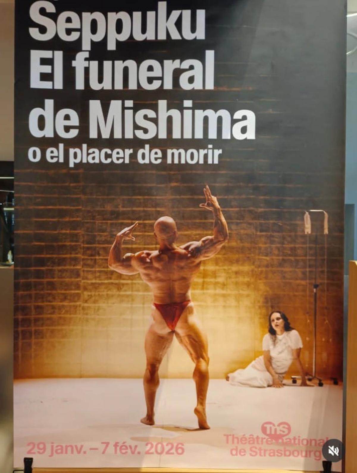 Un cartell de l'obra d'Angélica Liddell.