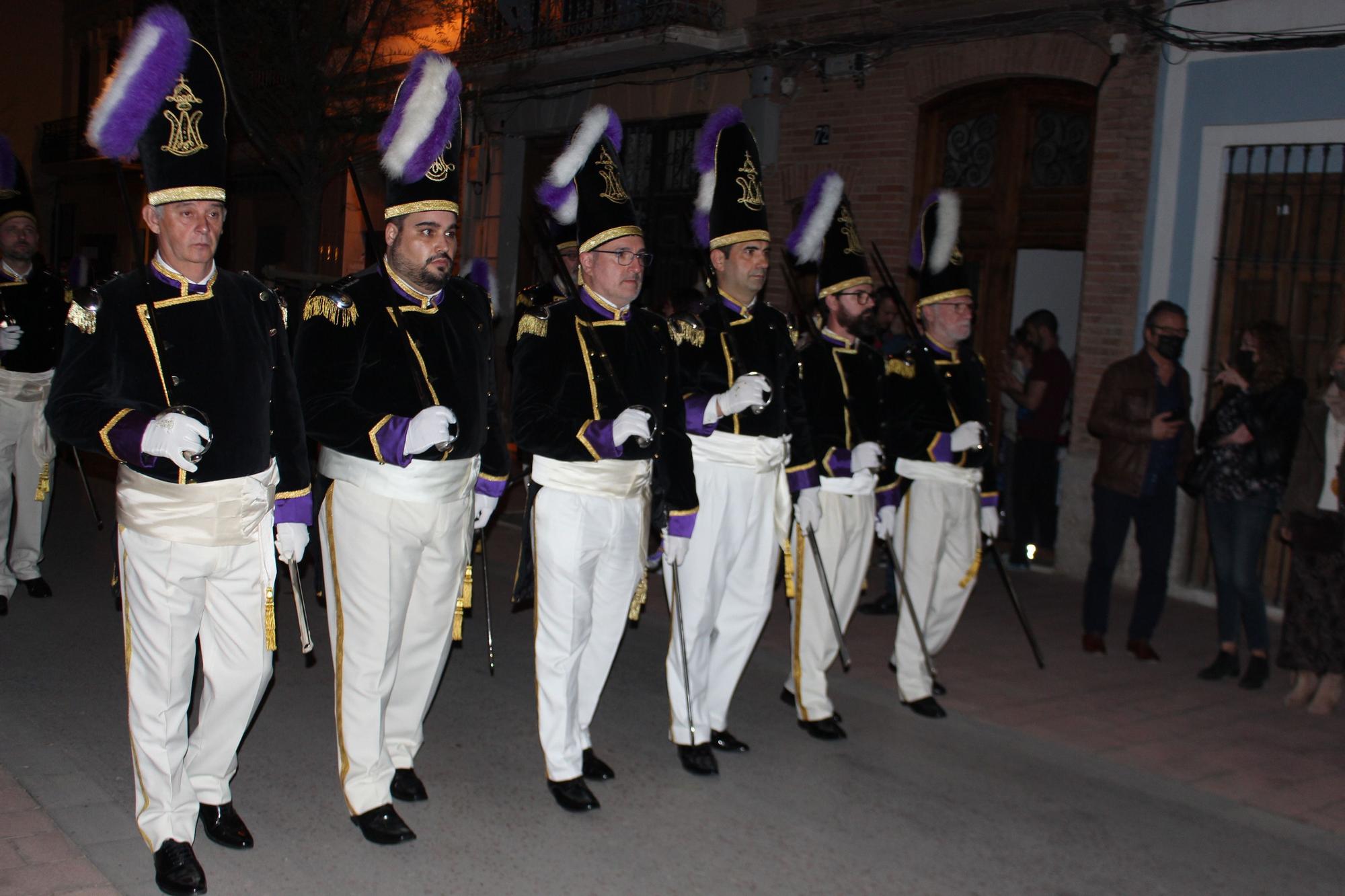 La Dolorosa del Cabanyal desfila con cinco falleras mayores de València