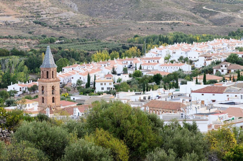 Vista del pueblo Fondón.