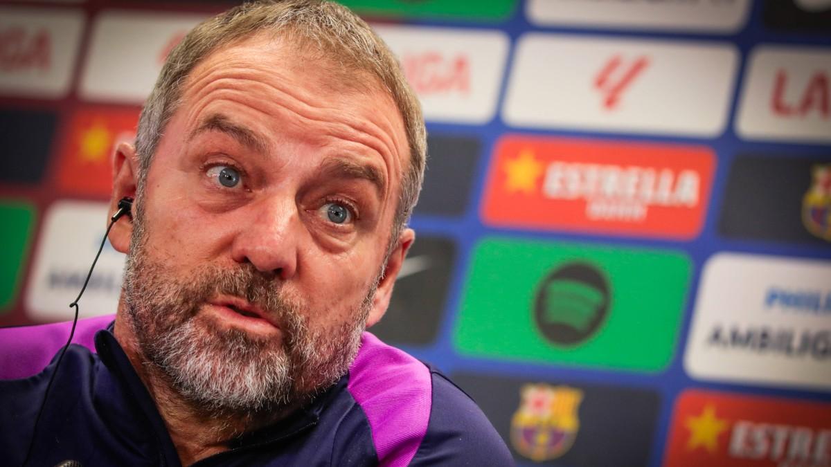 Flick habló claro en la rueda de prensa anterior al derbi