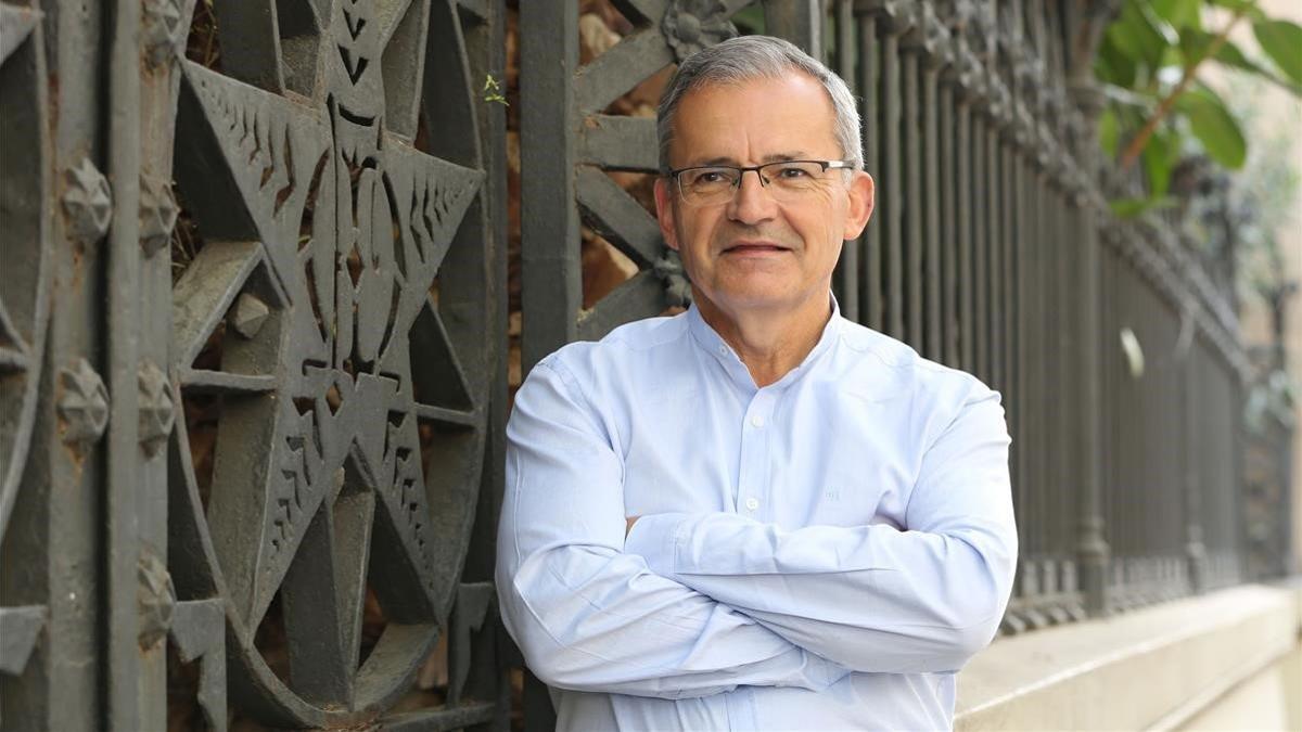 Luis Rodríguez, en su visita a Barcelona.