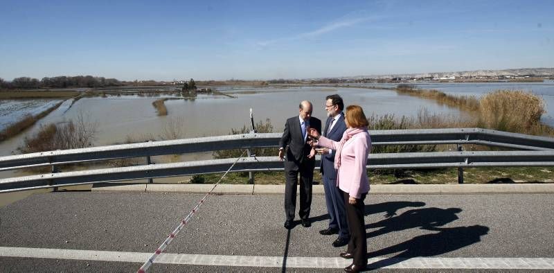 Fotogalería de la visita de Rajoy a la ribera del Ebro