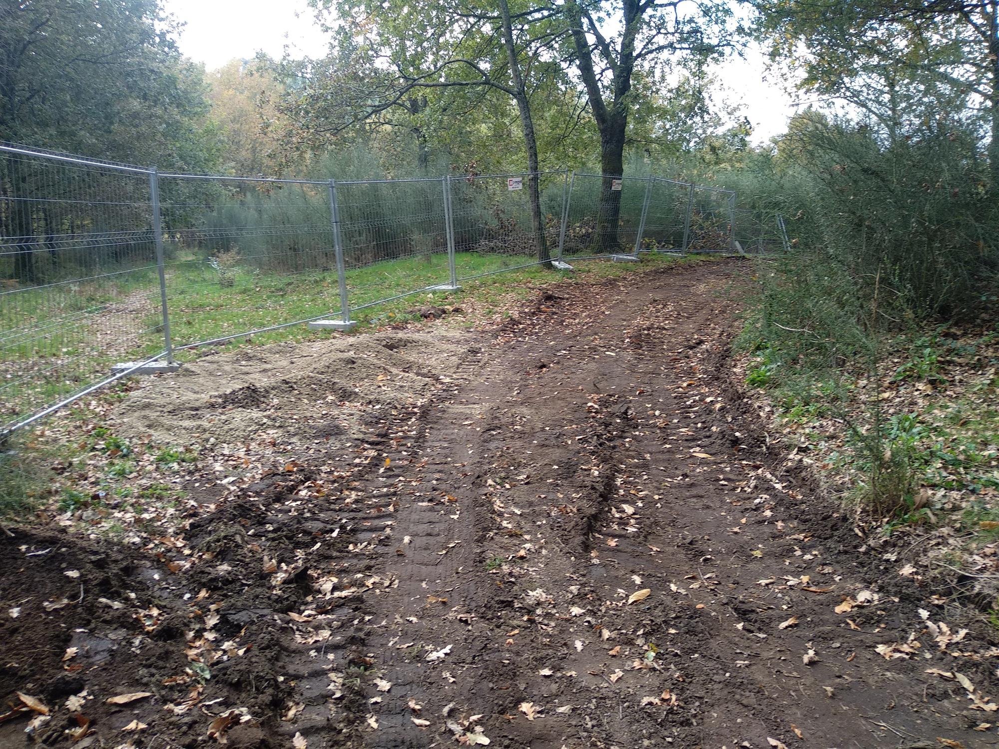 Estado de las obras en el Castrro de Toiriz