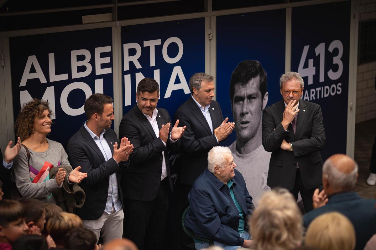 Nombramiento de la puerta 5 del Heliodoro dedicada a Alberto Molina