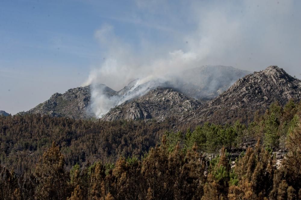 El macroincendio de Entrimo devoró más de seis hectáreas por minuto en cinco horas críticas