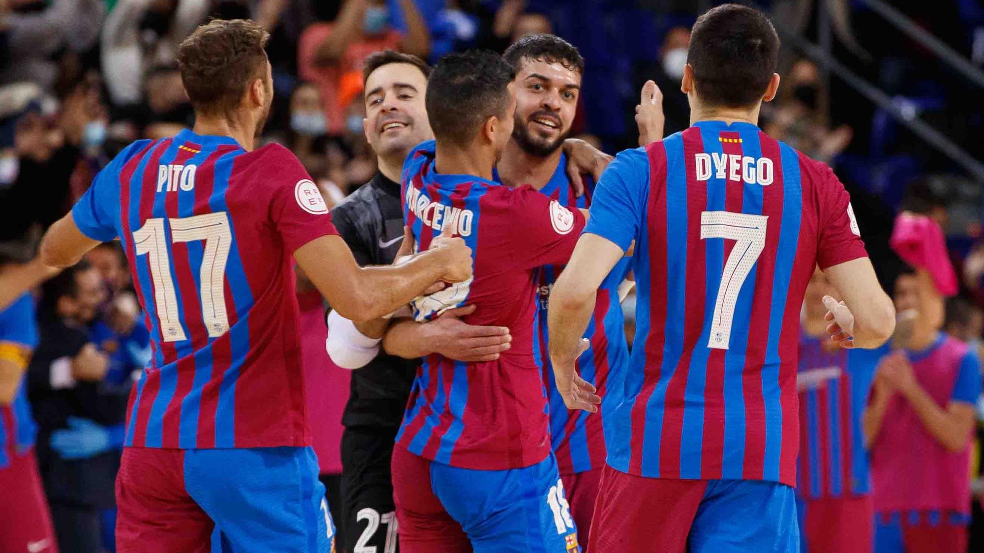 El Barça derrotó al Jaén Paraíso Interior por 3-0