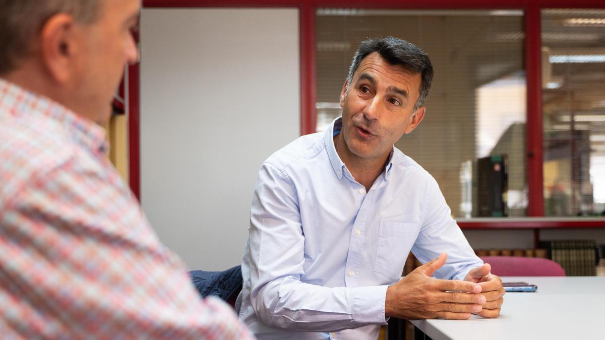 Ordóñez, durante la entrevista.