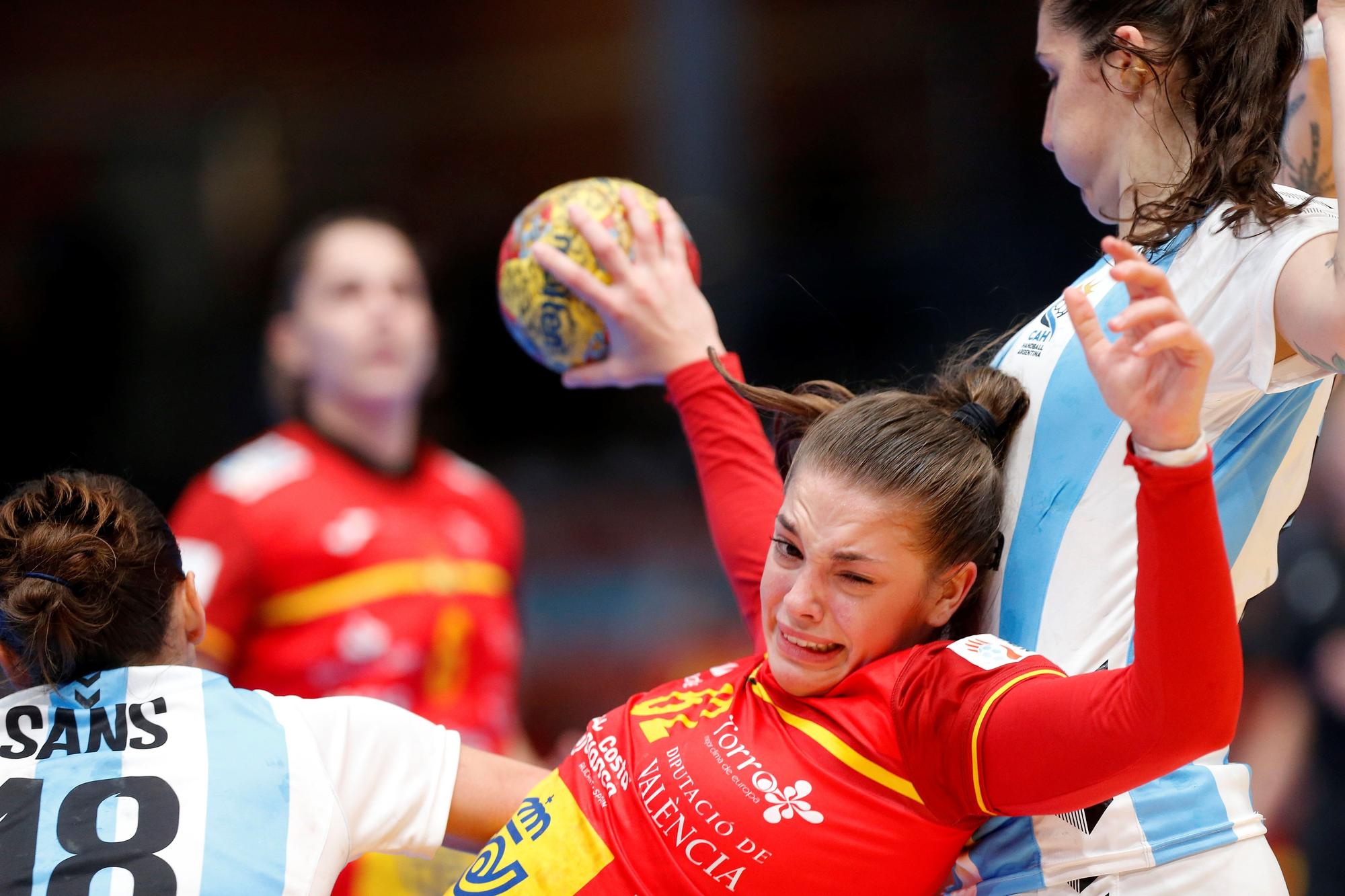 Victoria de España ante Argentina en su estreno en el Mundial femenino