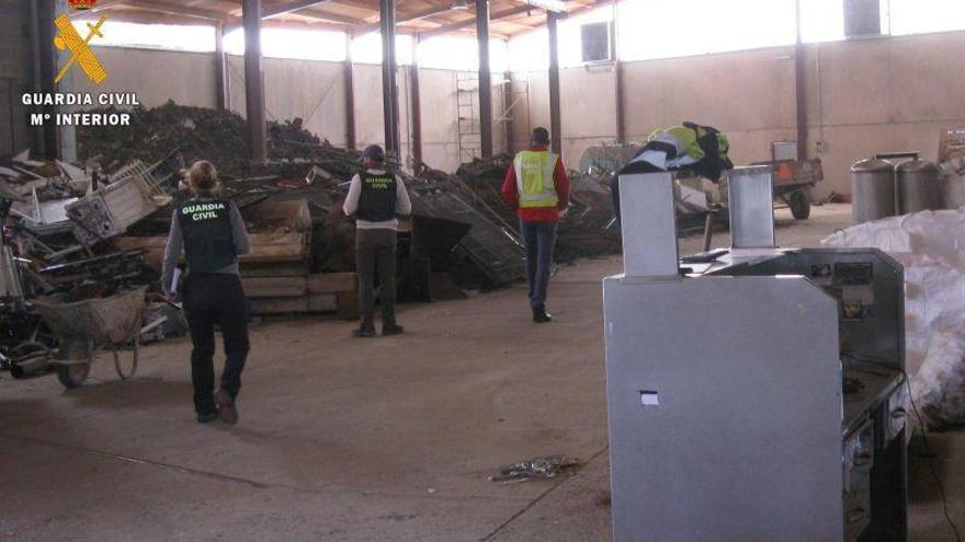 La Guardia Civil localiza una empresa de residuos metálicos que operaba sin permiso en el Cinca Medio