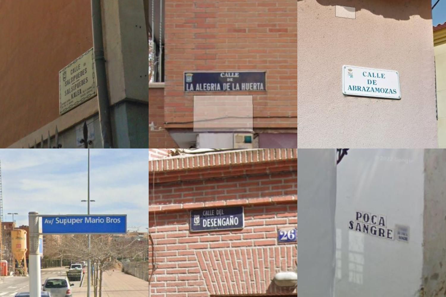 Así son las cales con los nombres más extraños de España.