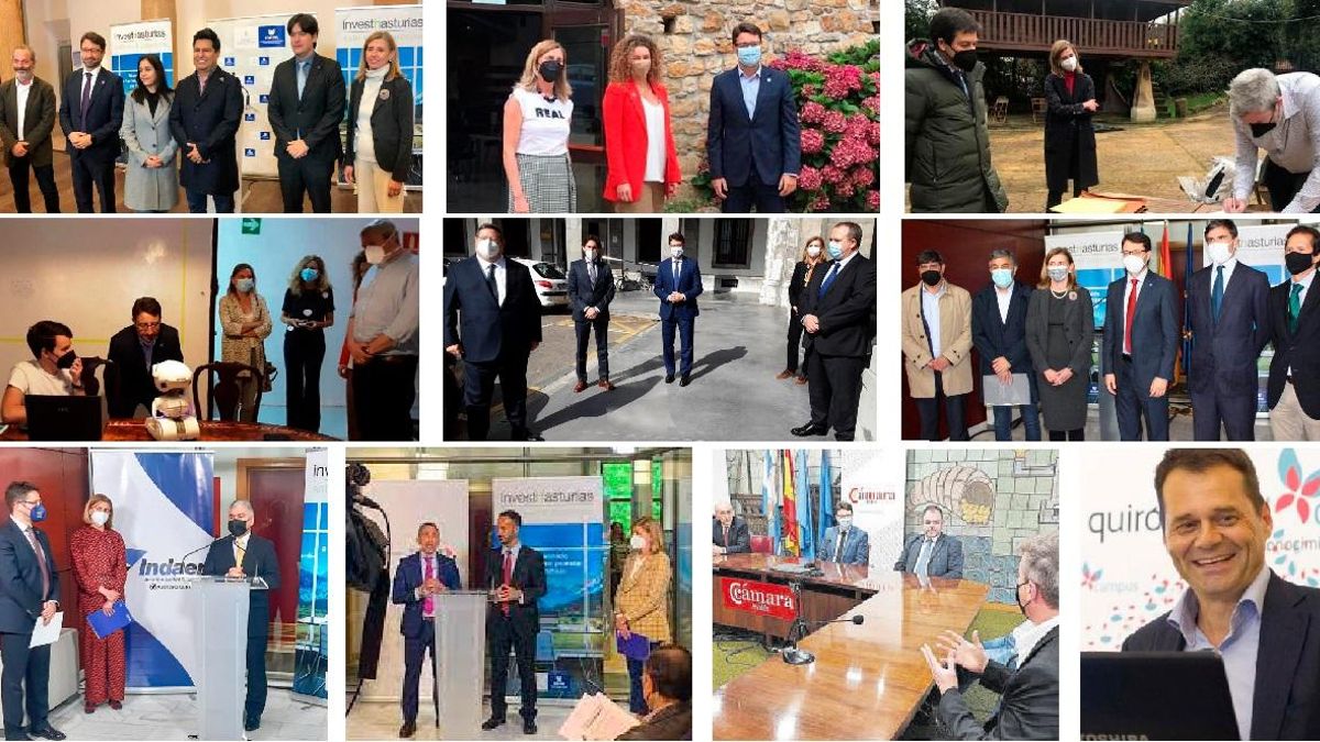 Por la izquierda, Nuevared Global, Mind Facilities Management, Bedronk Intelligence Group, TEAM EQ, Preco, Sea Eight, Indaer, TSFOT, Sialtrónica y Quirónsalud.