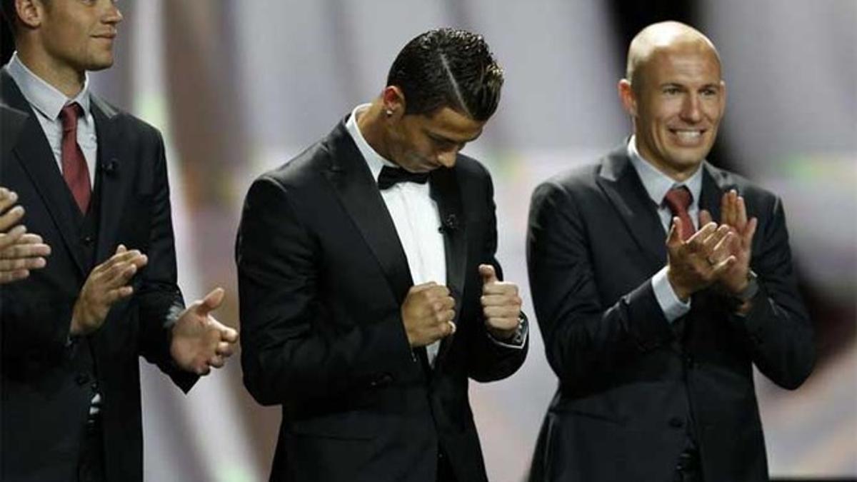 El momento de la &quot;celebración&quot; de Ronaldo