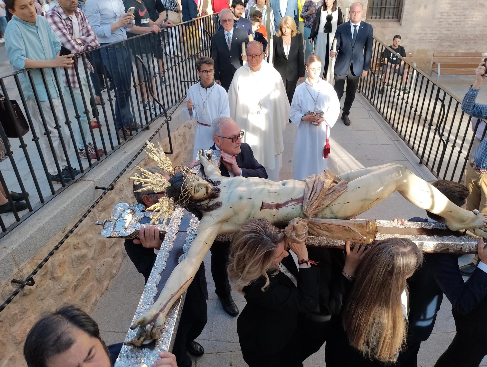 Traslado del Señor de la Salud y las Aguas de Antequera para su novena